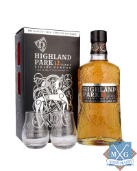 Highland Park 12 Years Old  40% 0,7l + 2 kozarca